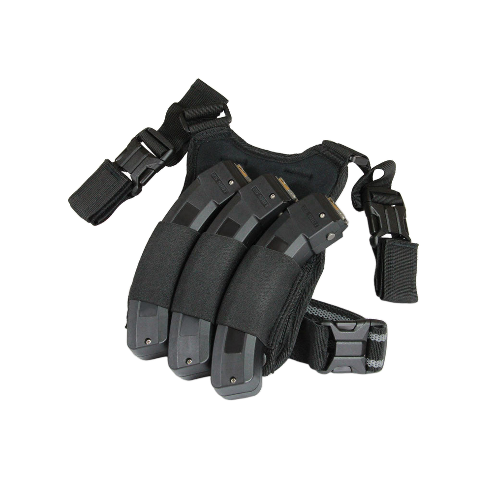 Tac-Hammer® Triple Mag Drop Leg - Black