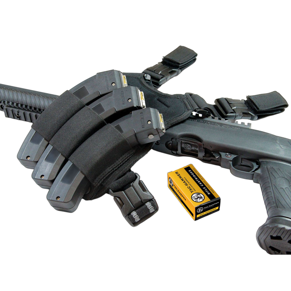 Tac-Hammer® Triple Mag Drop Leg - Black