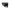 A black adjustable rifle stock buttstock with a textured grip and two vertical receiver slots, shown from a side profile view on a transparent background.