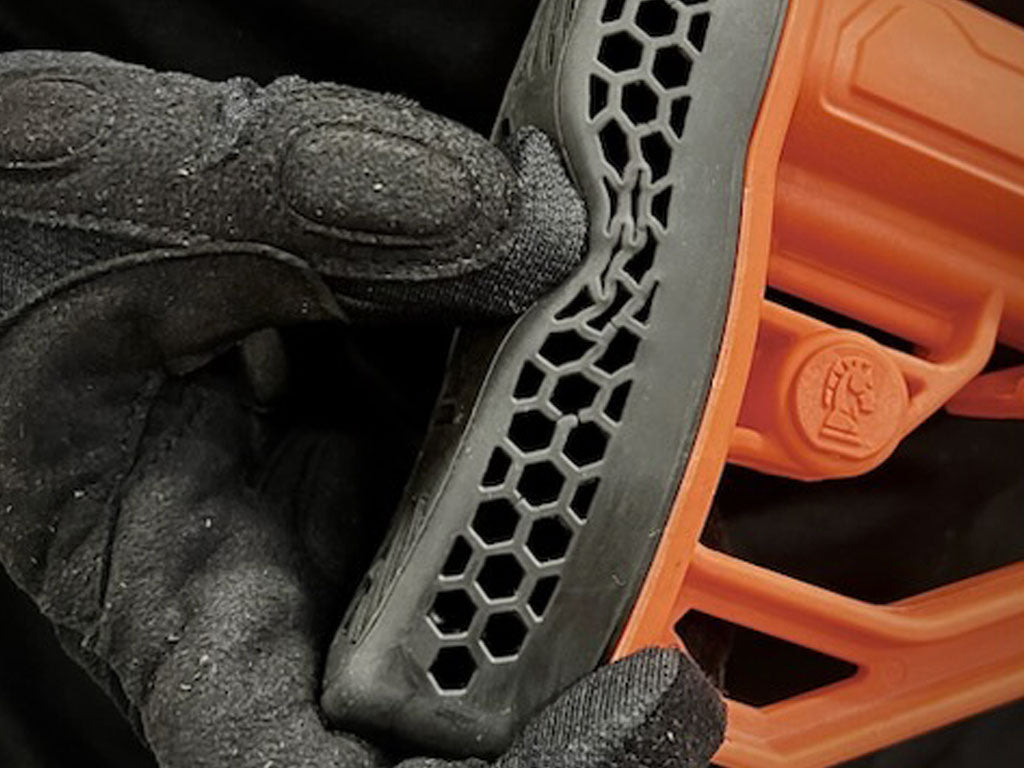 EX Performance Adjustable Pistol Grip Stock - Less Lethal Orange