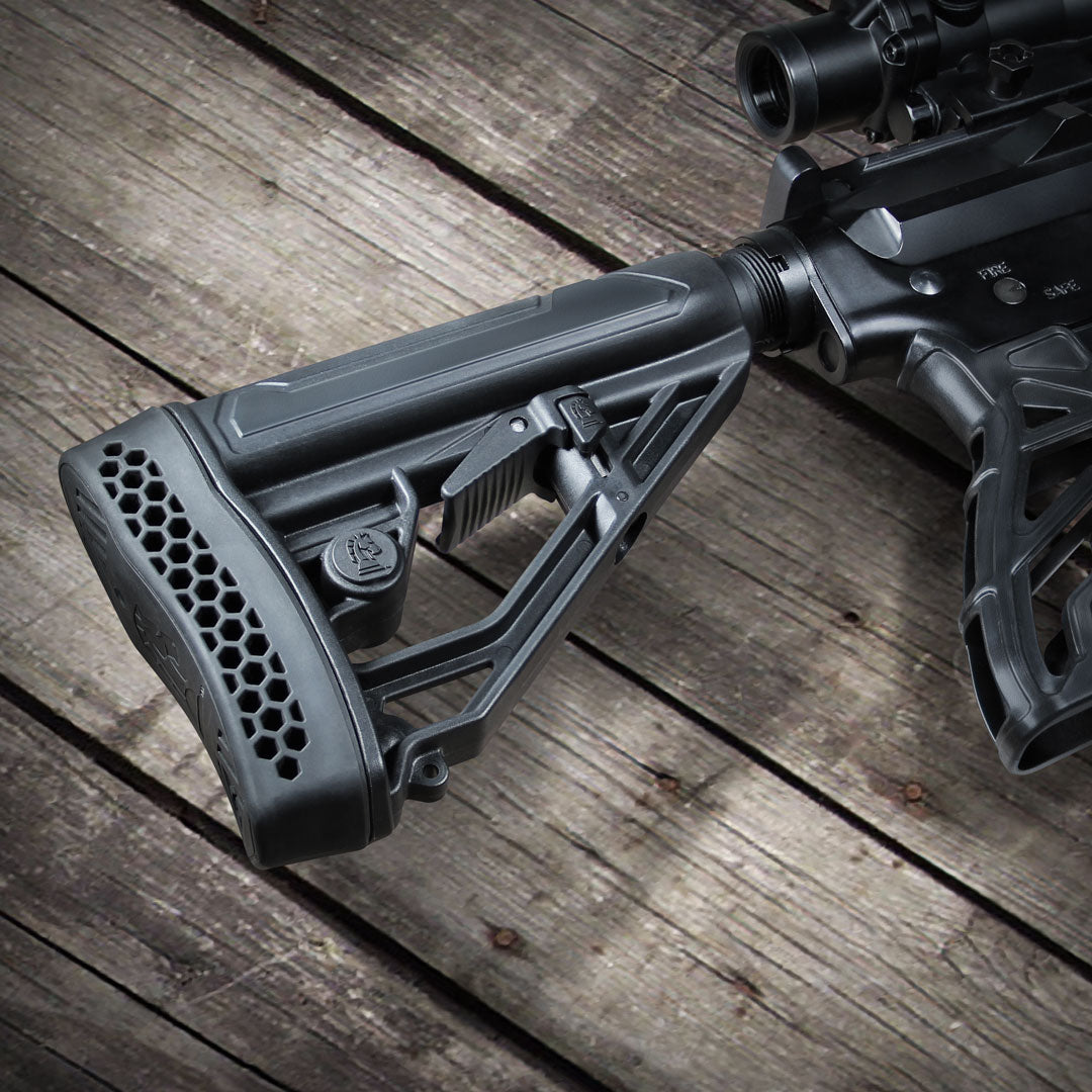 EX Performance M4-Style Adjustable Stock for AR15 – Mil-Spec in Black ...