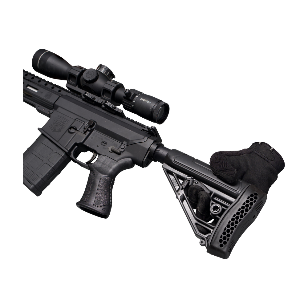 EX Performance Adjustable Stock - AR15/AR10 - Mil Spec - Black