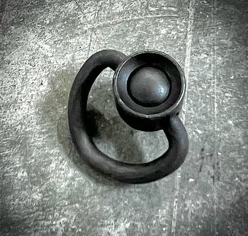 Heavy Duty Push Button Sling Swivel - "D" Loop