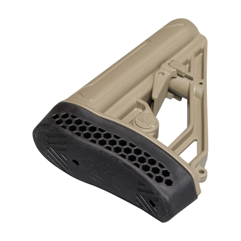 EX Performance Adjustable Stock - AR15/AR10 - Mil Spec - FDE