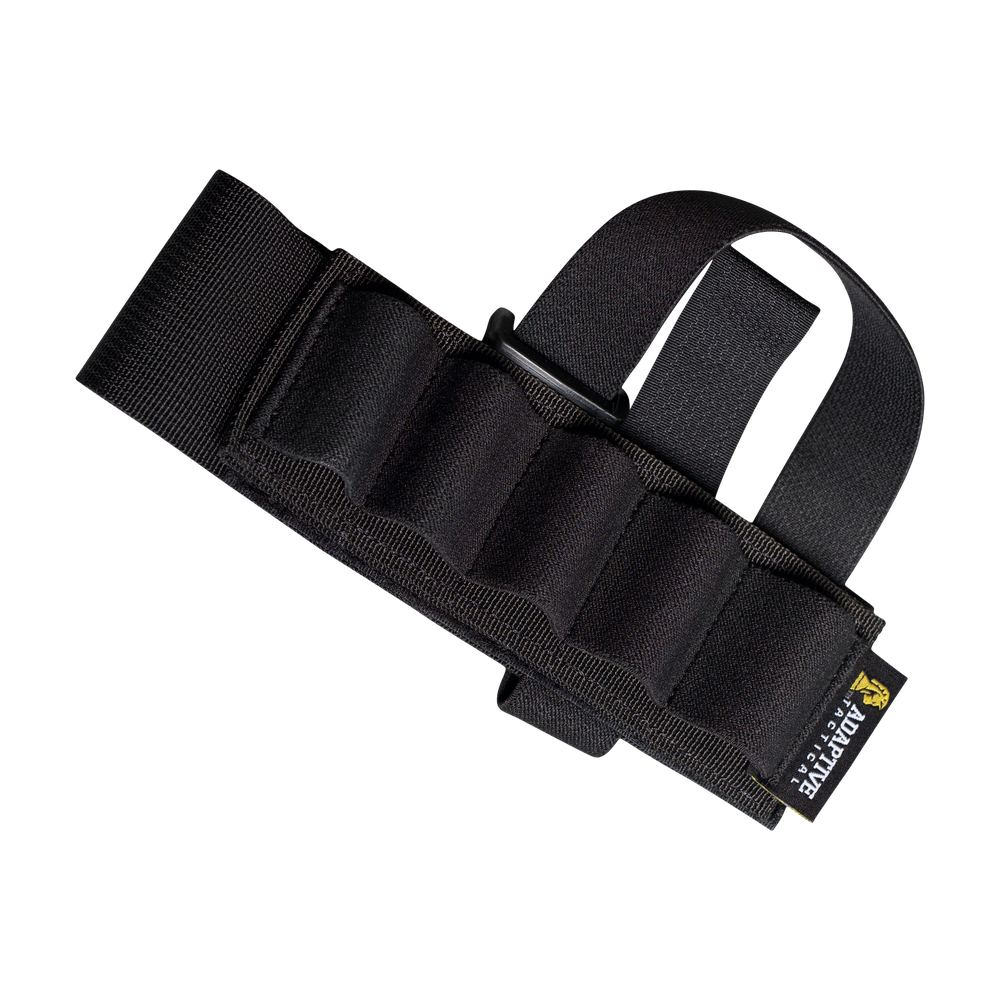 Stock Mounted Shell Carrier, 5rds - Nylon - Black