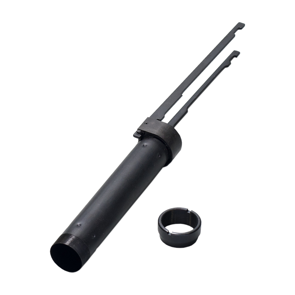 Action Slide Tube Assembly & Nut - 6 3/4" - Mossberg 500/590/88, 12g
