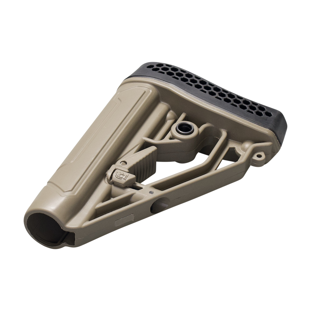 EX Performance Adjustable Stock - AR15/AR10 - Mil Spec - FDE