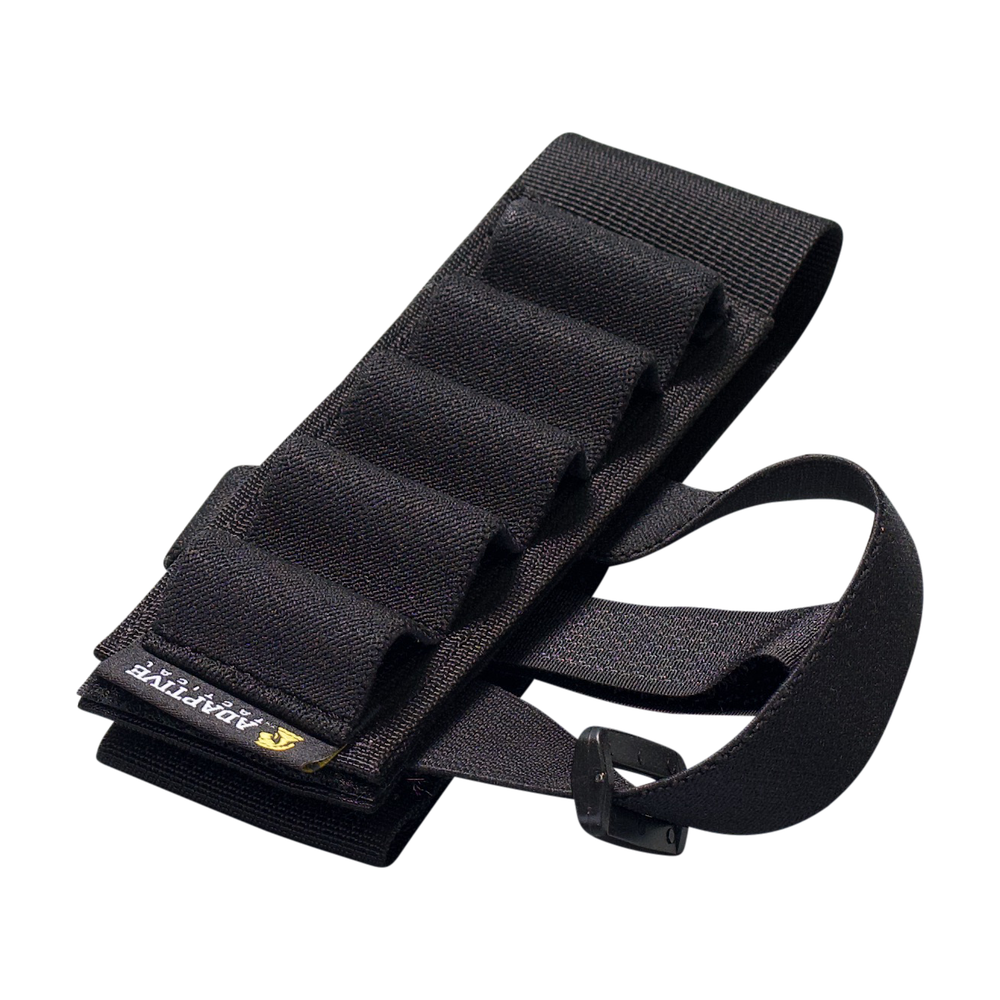 Stock Mounted Shell Carrier, 5rds - Nylon - Black