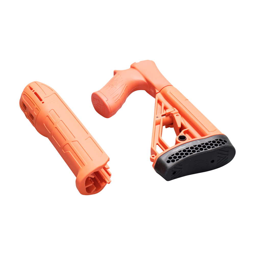 EX Performance Adjustable Stock & Forend - Remington 870, 12g - Less Lethal Orange