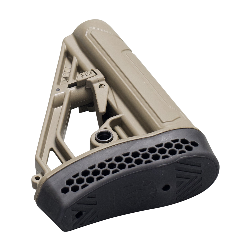 EX Performance Adjustable Stock - AR15/AR10 - Mil Spec - FDE