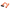 An orange plastic rifle stock buttstock accessory and forend accessory shown in two separated pieces on a transparent background.