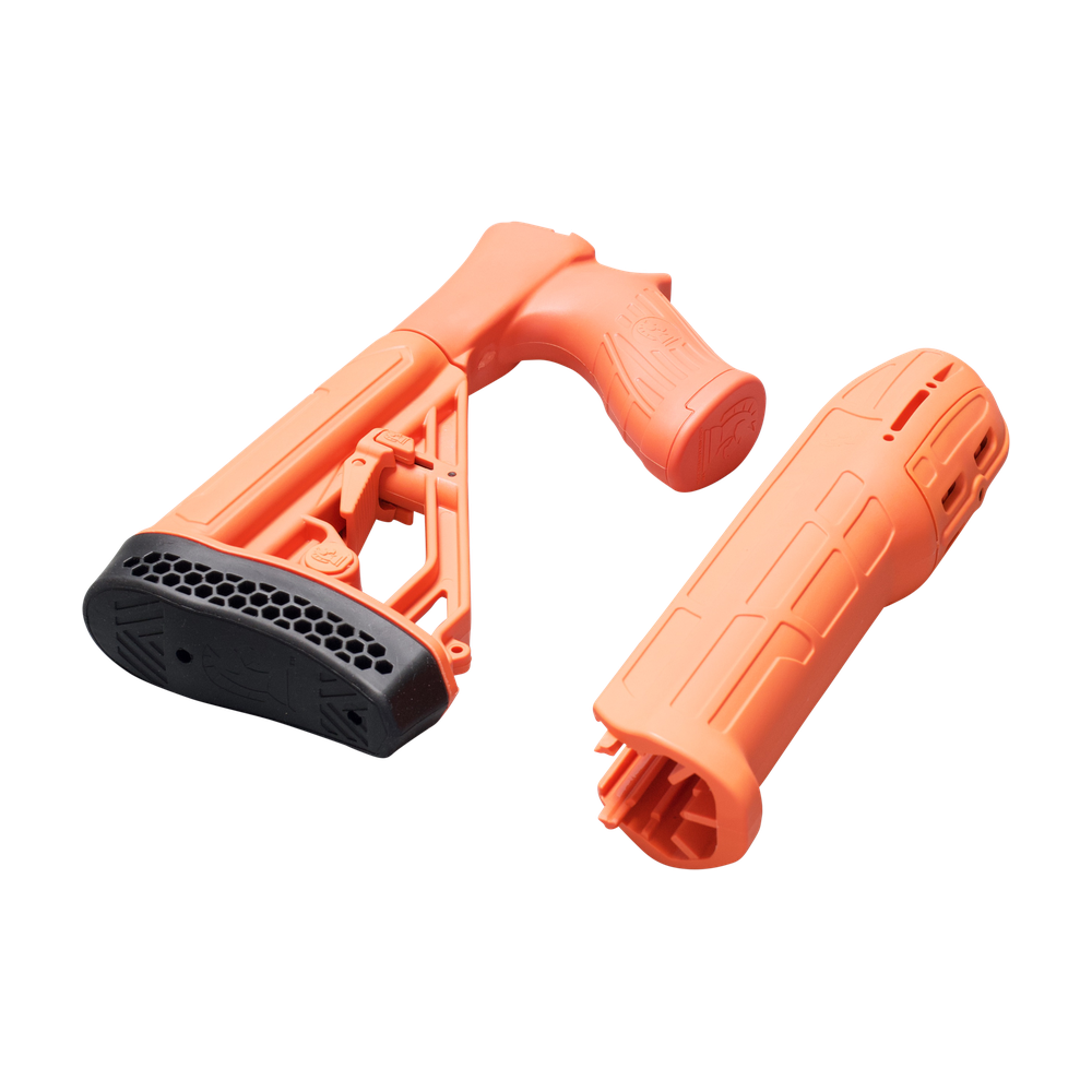 EX Performance Adjustable Stock & Forend - Remington 870, 12g - Less Lethal Orange