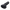 A black textured rubber foot on a tactical monopod stabilization leg with a ribbed circular base and a tapered body, shown on a transparent background.