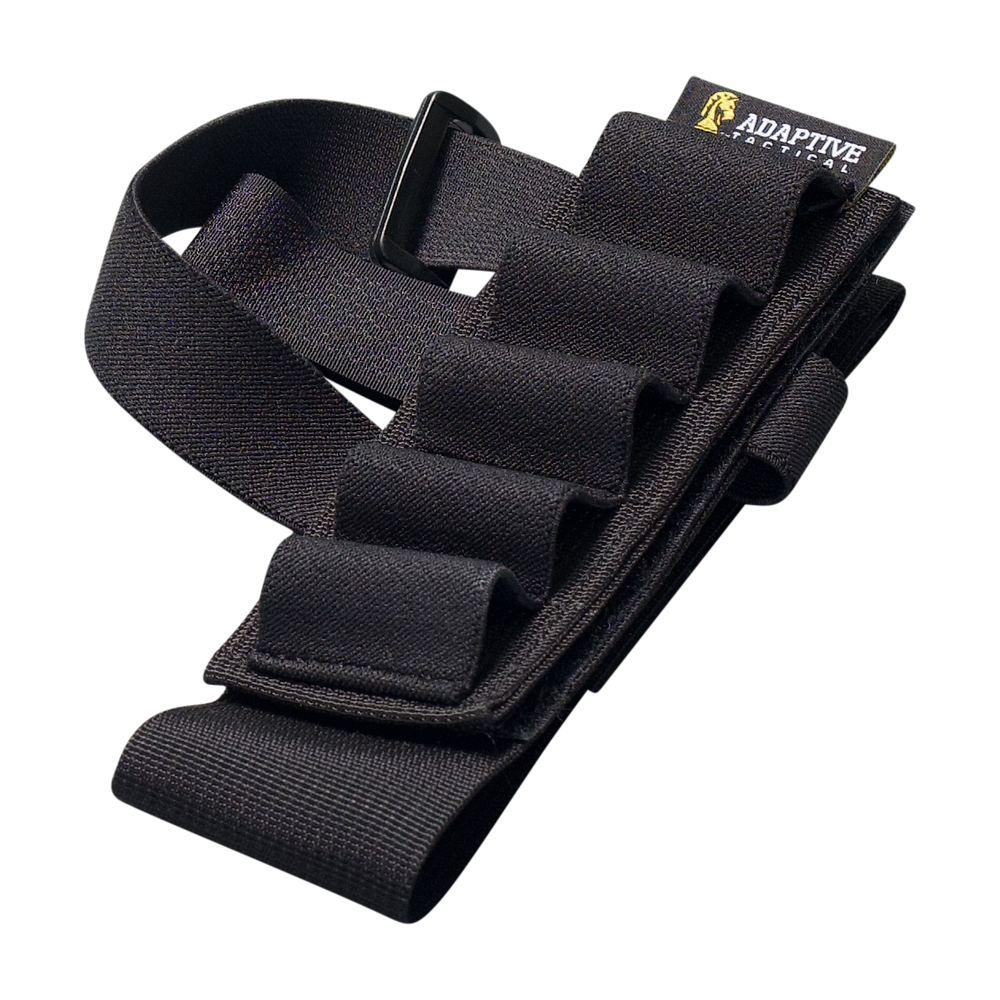 Stock Mounted Shell Carrier, 5rds - Nylon - Black