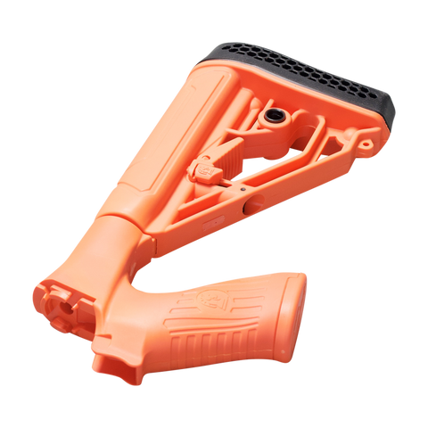 EX Performance Adjustable Pistol Grip Stock - Less Lethal Orange