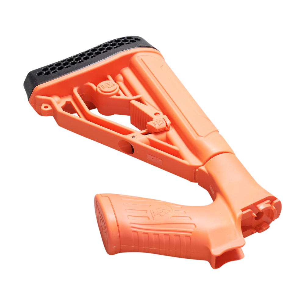 EX Performance Adjustable Pistol Grip Stock - Less Lethal Orange