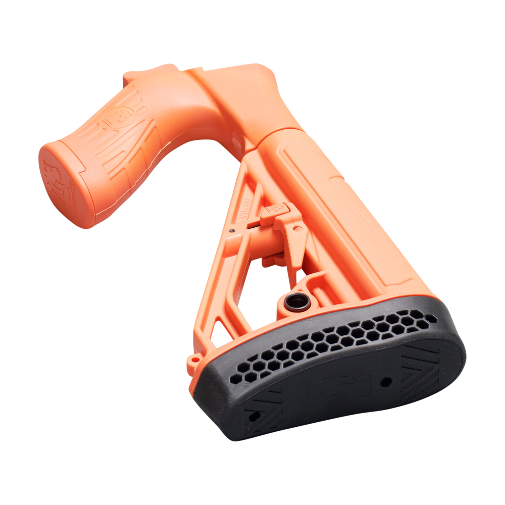 EX Performance Adjustable Pistol Grip Stock - Less Lethal Orange