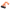 An orange high-impact polymer replacement stock featuring a telescoping tube assembly and rubber buttpad, set on a transparent background.