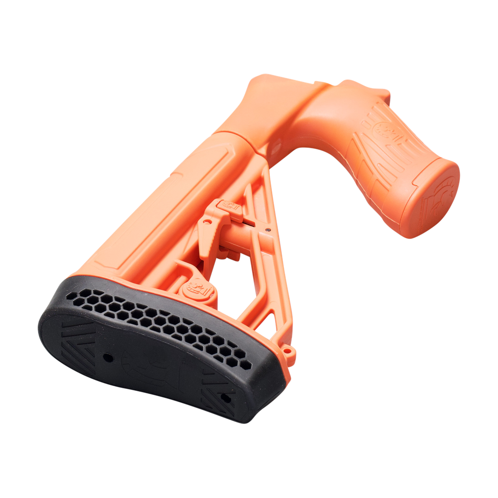 EX Performance Adjustable Pistol Grip Stock - Less Lethal Orange