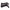 A black textured rubber or polymer pistol grip shown from a side profile view on a transparent background.