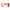An orange polymer rifle stock and handguard assembly with a black honeycomb-patterned butt, shown against a transparent background.