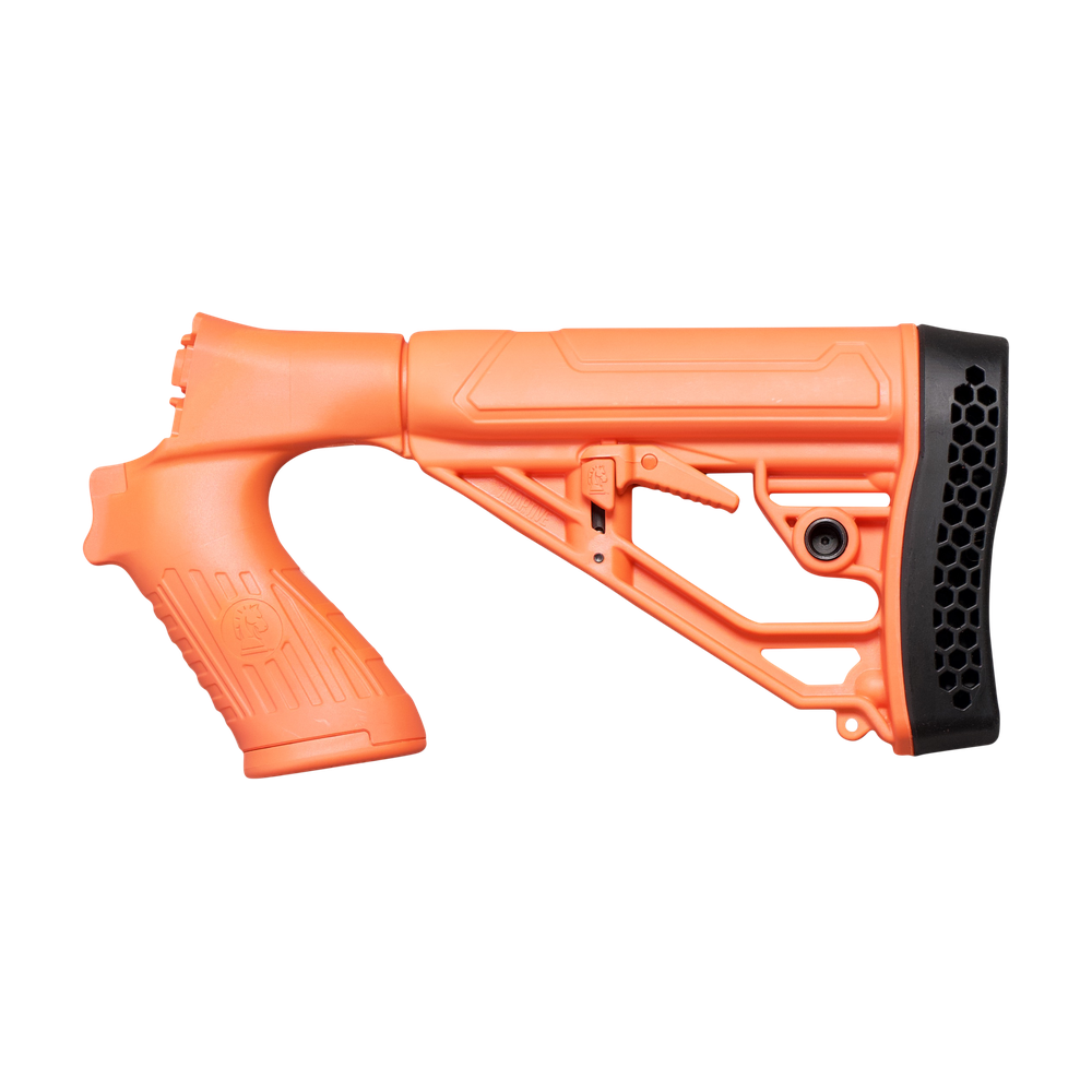 EX Performance Adjustable Stock & Forend - Mossberg 500/590/88, 12g - Less Lethal Orange