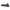 A black polymer and steel spring-loaded tactical monopod stabilization leg with a rubber foot, shown from a side profile against a transparent background.
