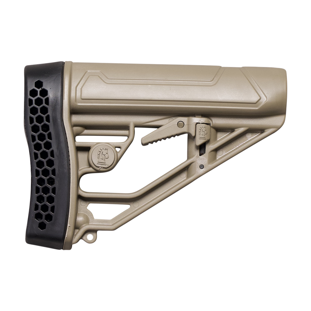 EX Performance Adjustable Stock - AR15/AR10 - Mil Spec - FDE