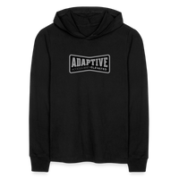 black / S Adaptive Retro Logo Long Sleeve Hoodie Shirt Unisex Long Sleeve Hoodie Shirt Adaptive Tactical