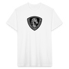 white / S Adaptive Grey Shield Fitted Cotton/Poly T-Shirt by Next Level Fitted Cotton/Poly T-Shirt | Next Level 6210 Adaptive Tactical