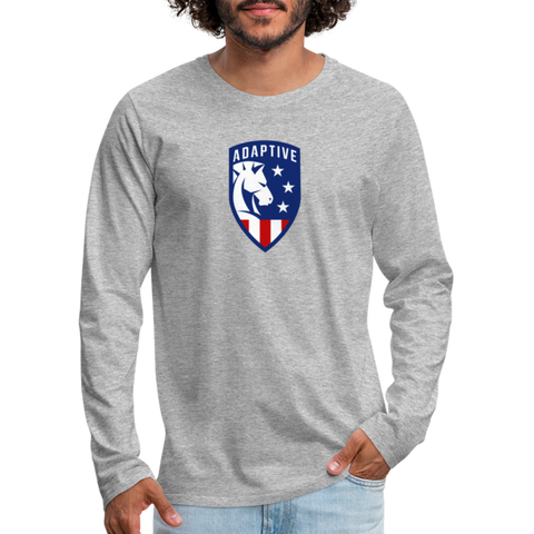 S Adaptive Merica Shield Men's Premium Long Sleeve T-Shirt Men's Premium Long Sleeve T-Shirt | Spreadshirt 875 Adaptive Tactical