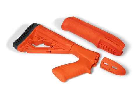 Orange Less Lethal EX Performance Forend & Adjustable Style Stock for Remington Shotguns Stocks and Forends Adaptive Tactical