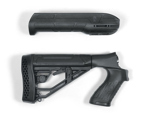 Black EX Performance Forend and Adjustable Stock for Mossberg Shotguns Stocks and Forends Adaptive Tactical