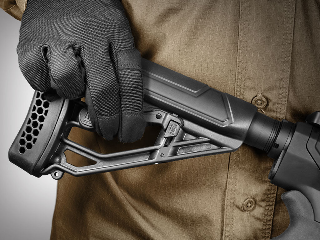 EX Performance M4-Style Adjustable Stock for AR15 – Mil-Spec in Black ...