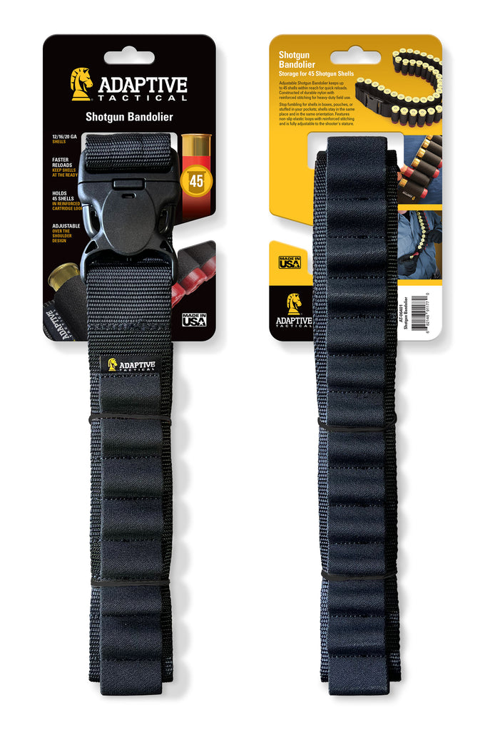 Shotgun Bandolier Storage and Transport Adaptive Tactical
