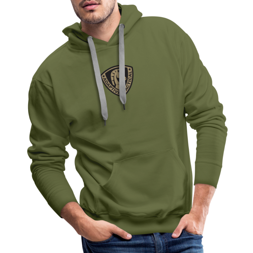 olive green / S Adaptive Tactical Men’s Premium Shield Hoodie Men’s Premium Hoodie | Spreadshirt 20 Adaptive Tactical